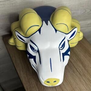 Navy Football Foam Ram Hat Fan Spirit Wear Navy Blue and Gold NCAA